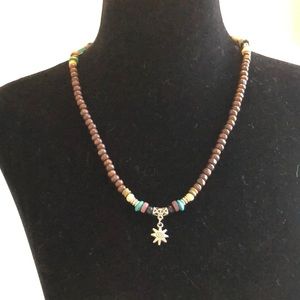 Bohemian beaded necklace